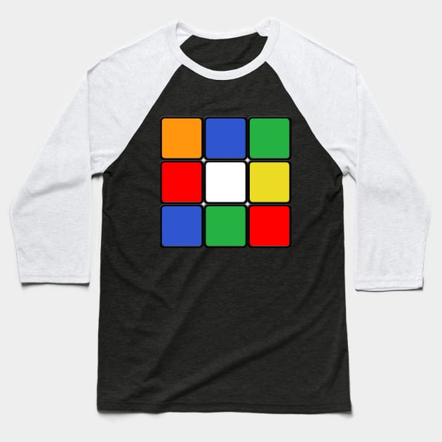 The Cube Baseball T-Shirt by JohnLucke